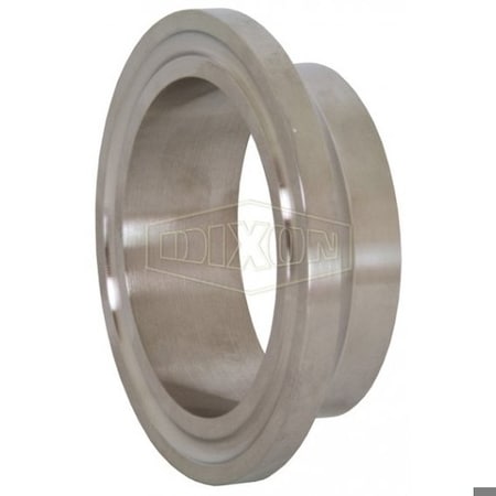Dixon Weld Ferrule, 1 in Nominal, Q-Line End Style, 304 SS, Domestic 14WQ-G100